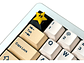 Keycap - Estrella Mario Super - Miniatura 1