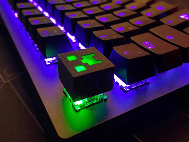 Keycap - Creeper Minecraft 1