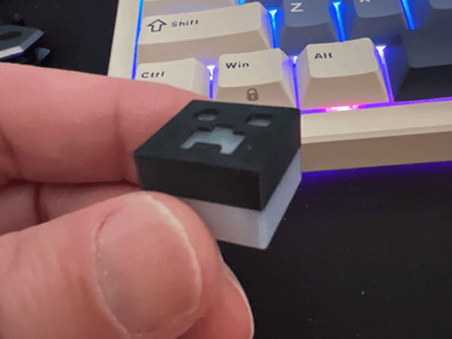 Keycap - Creeper Minecraft 3
