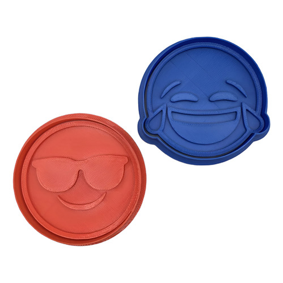 Cortador De Galletas - Emojis (pack 2 Unidades)