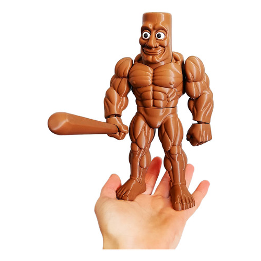 Figura Tung Tung Sahur Musculoso Articulado