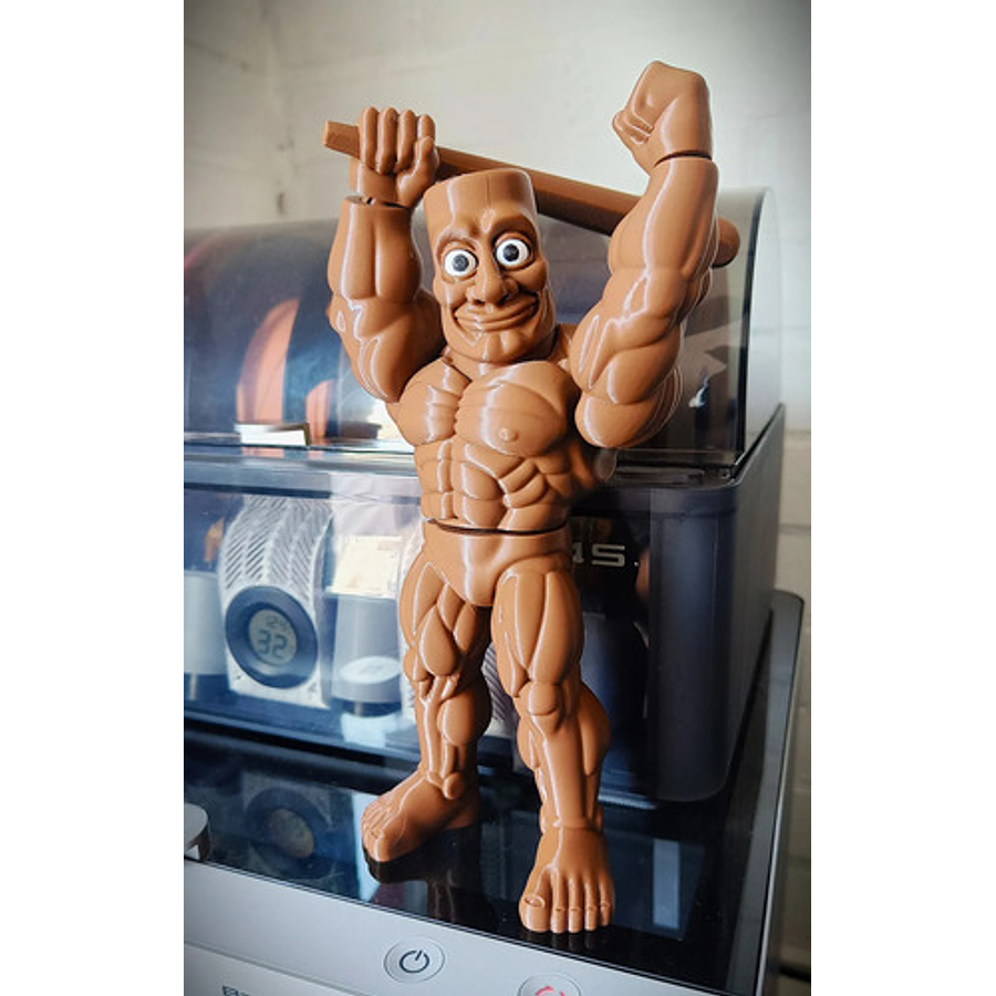 Figura Tung Tung Sahur Musculoso Articulado