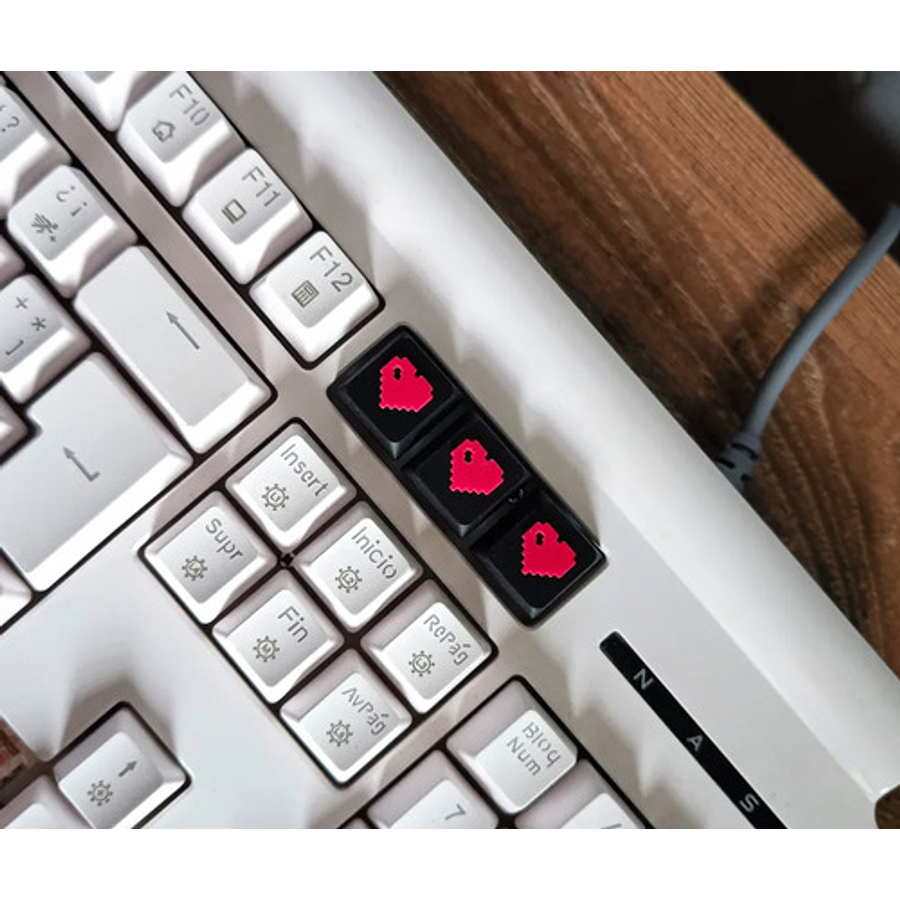 Keycap - Corazón Pixel
