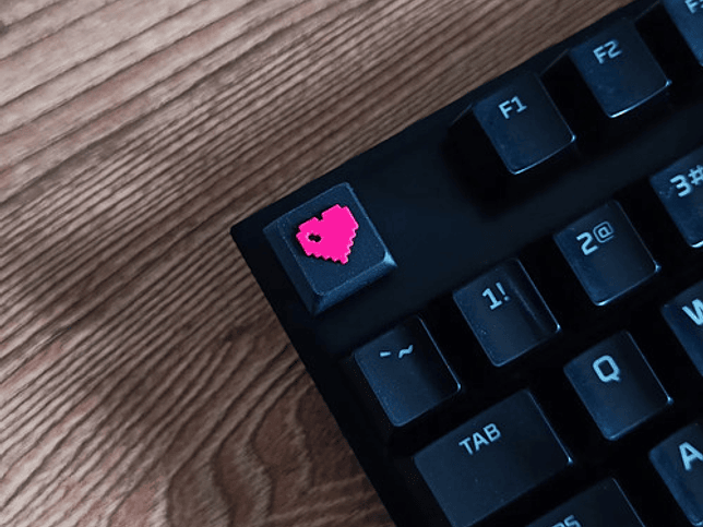 Keycap - Corazón Pixel 3