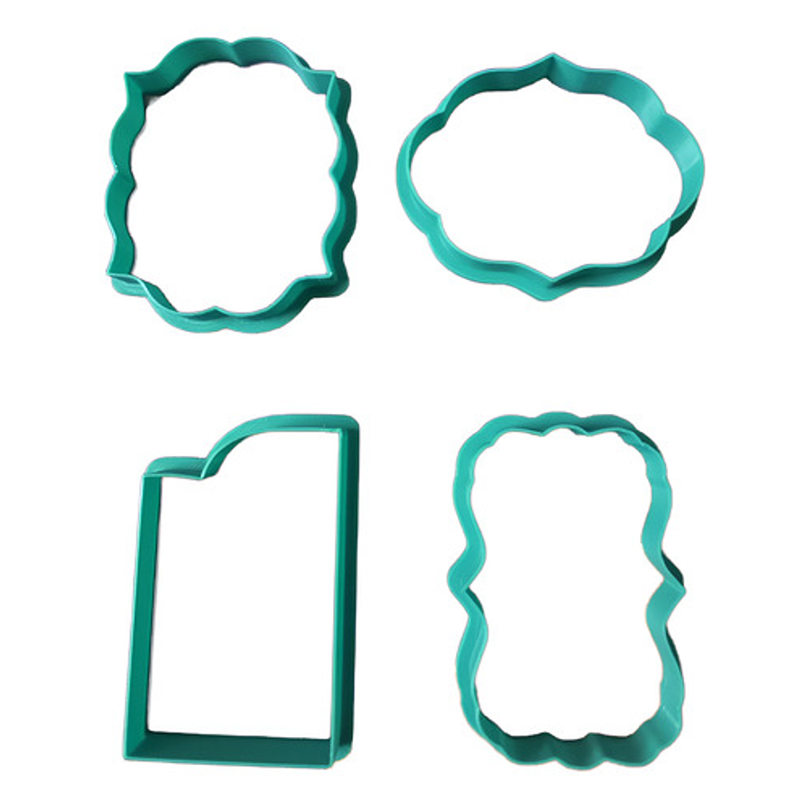Cortador De Galletas - Marcos Y Formas (pack 4 Unidades)