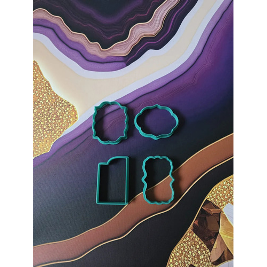 Cortador De Galletas - Marcos Y Formas (pack 4 Unidades)