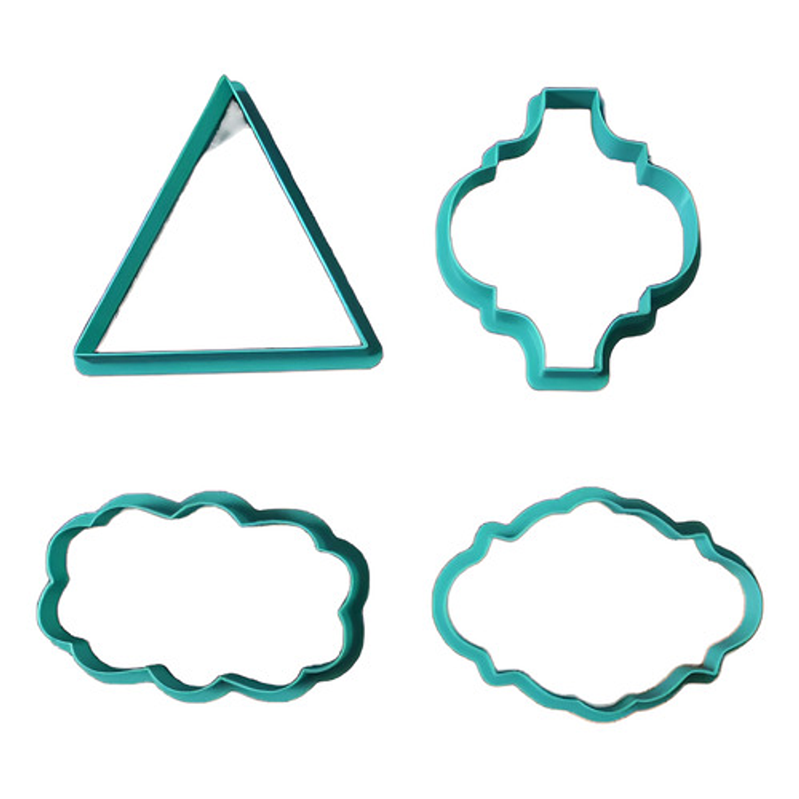 Cortador De Galletas - Marcos Y Formas (pack 4 Unidades)