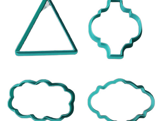 Cortador De Galletas - Marcos Y Formas (pack 4 Unidades) 1