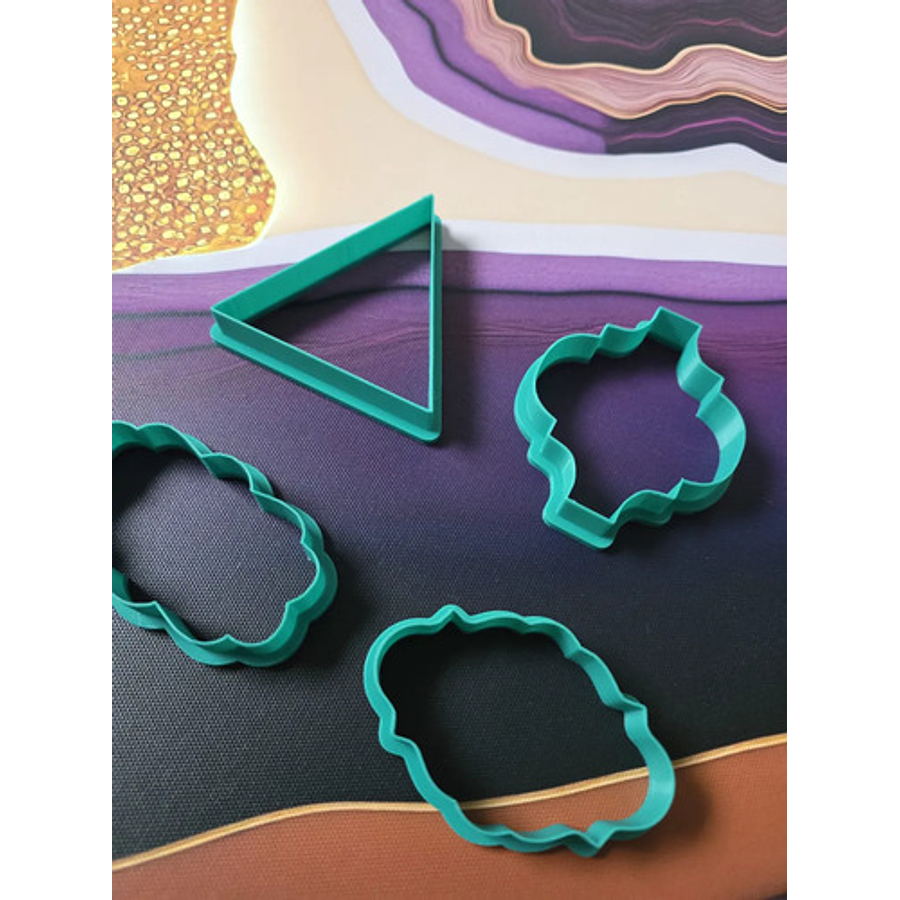 Cortador De Galletas - Marcos Y Formas (pack 4 Unidades)