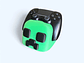 Soporte Para Mando Ps5  - Diseño Creeper Minecraft - Miniatura 1