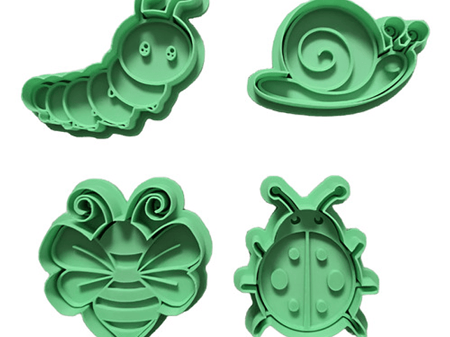 Cortador De Galletas - Insectos (pack 4 Unidades) 1