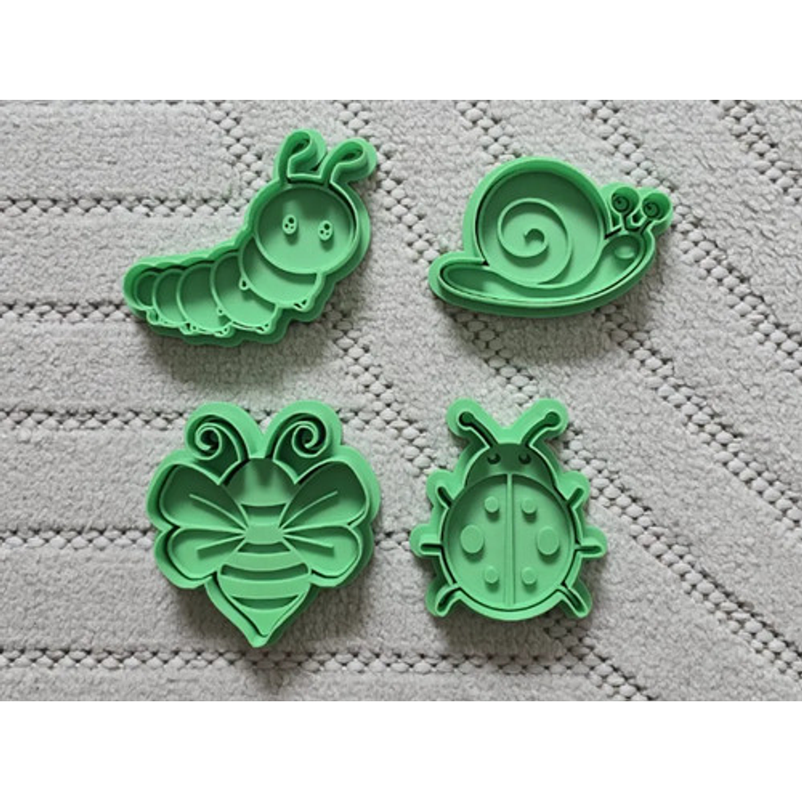 Cortador De Galletas - Insectos (pack 4 Unidades)