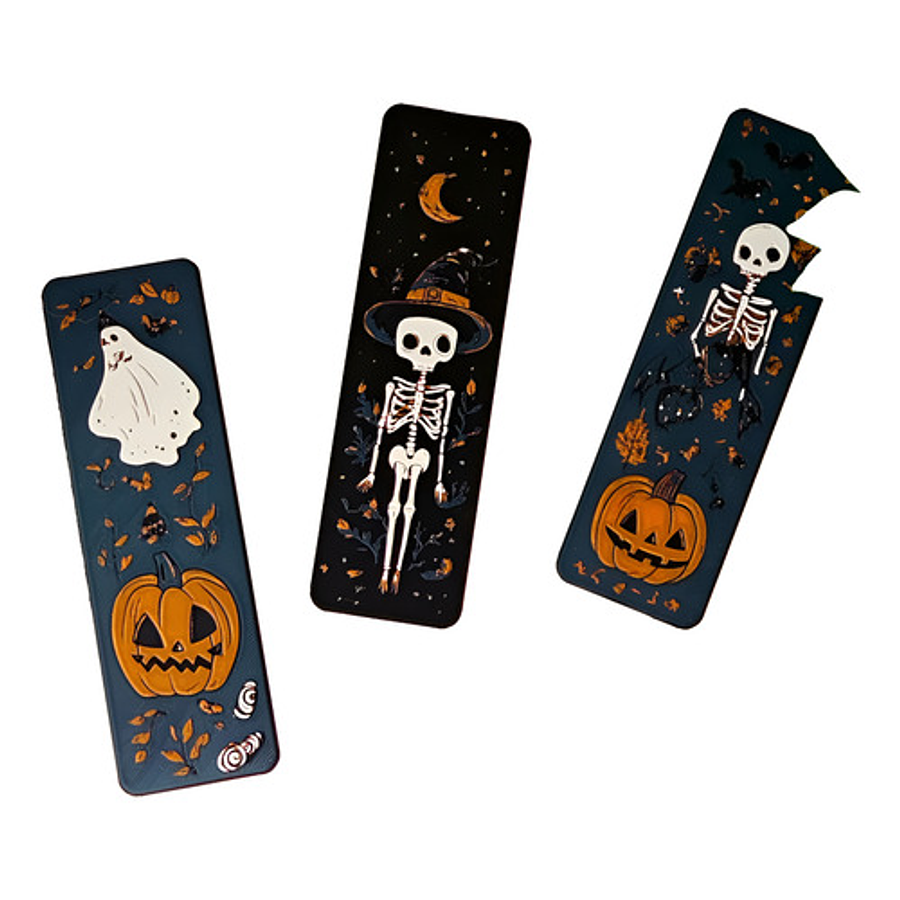 Marcapáginas - Halloween (pack 3 Unidades)