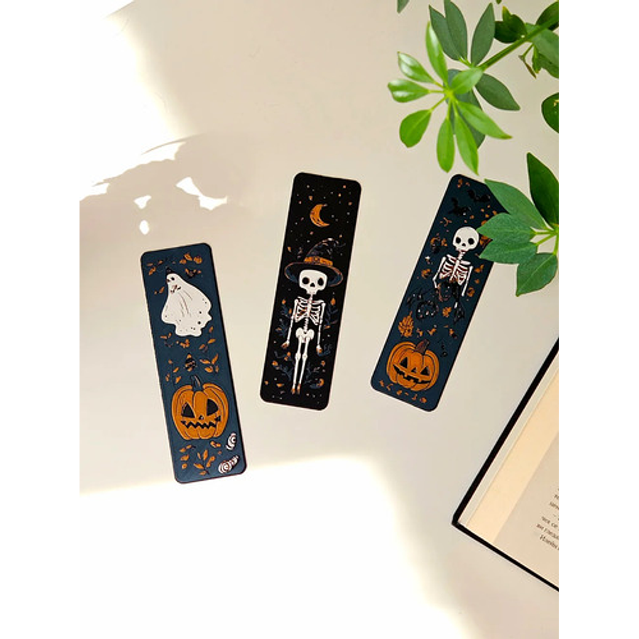 Marcapáginas - Halloween (pack 3 Unidades)