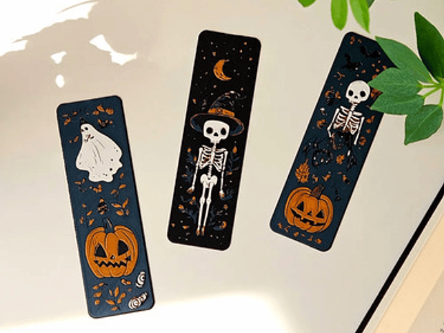 Marcapáginas - Halloween (pack 3 Unidades) 2
