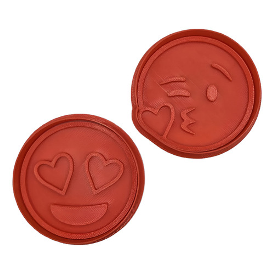 Cortador De Galletas - Emojis (pack 2 Unidades)