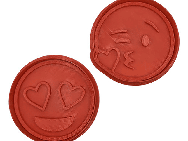 Cortador De Galletas - Emojis (pack 2 Unidades) 1