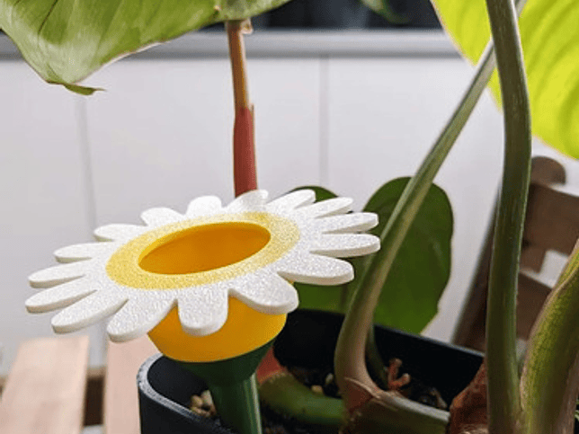 Globo De Riego Para Plantas - Diseño Margarita 2