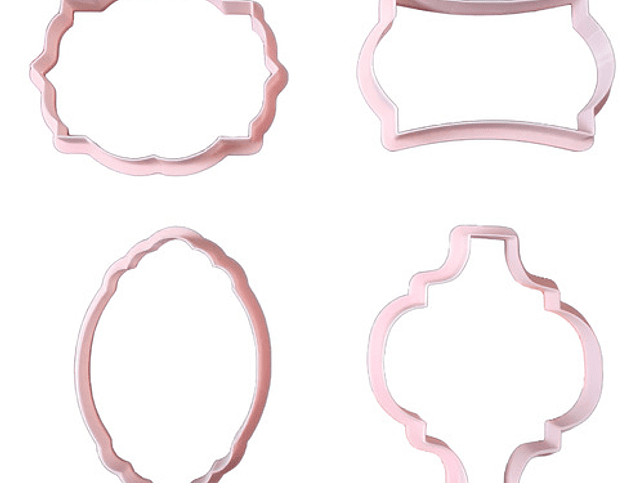 Cortador De Galletas - Marcos Y Formas (pack 4 Unidades) 1