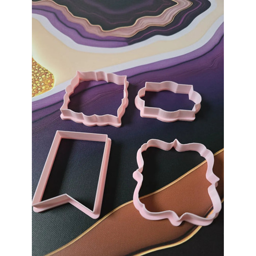 Cortador De Galletas - Marcos Y Formas (pack 4 Unidades)