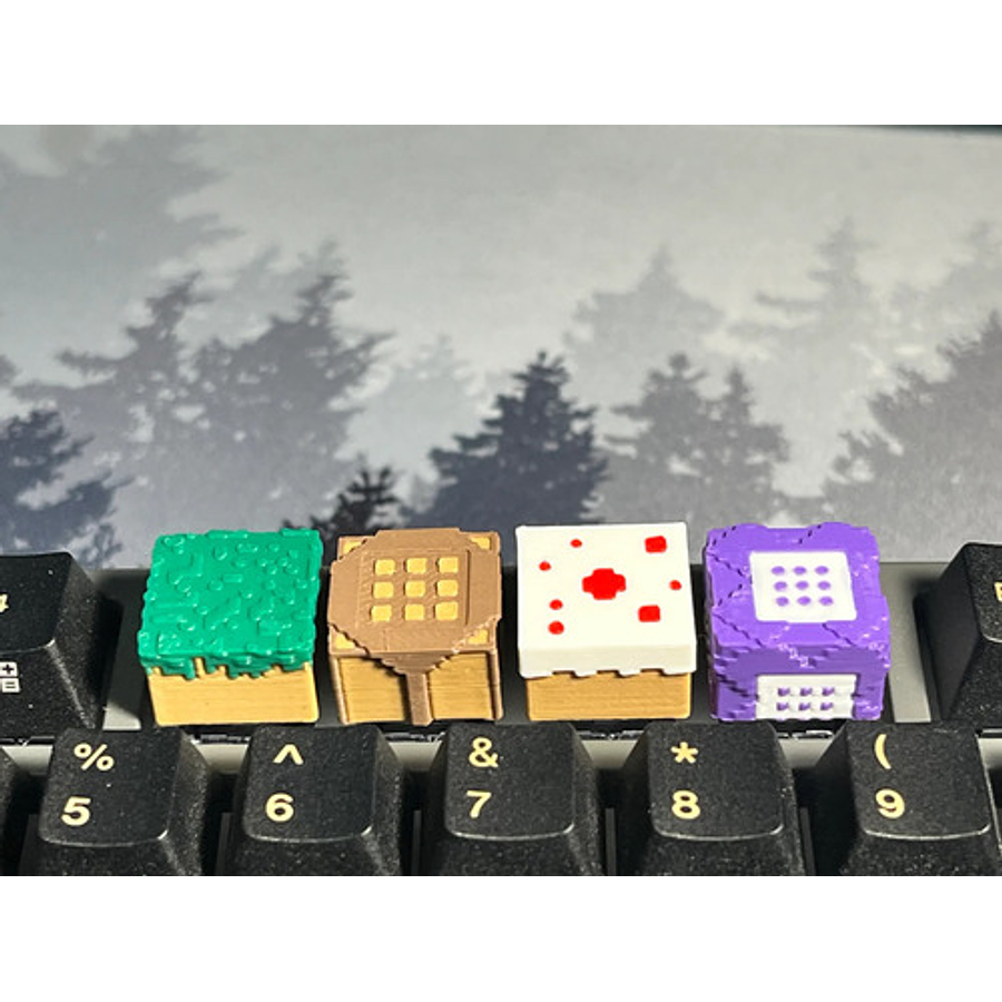 Keycap - Mesa De Trabajo (minecraft)