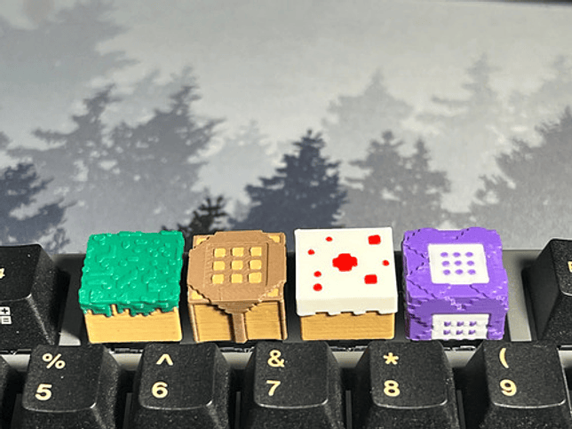 Keycap - Mesa De Trabajo (minecraft) 2