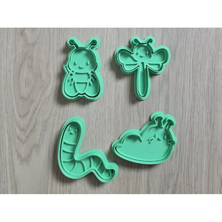 Cortador De Galletas - Insectos (pack 4 Unidades)