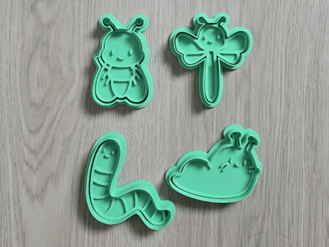 Cortador De Galletas - Insectos (pack 4 Unidades) 2