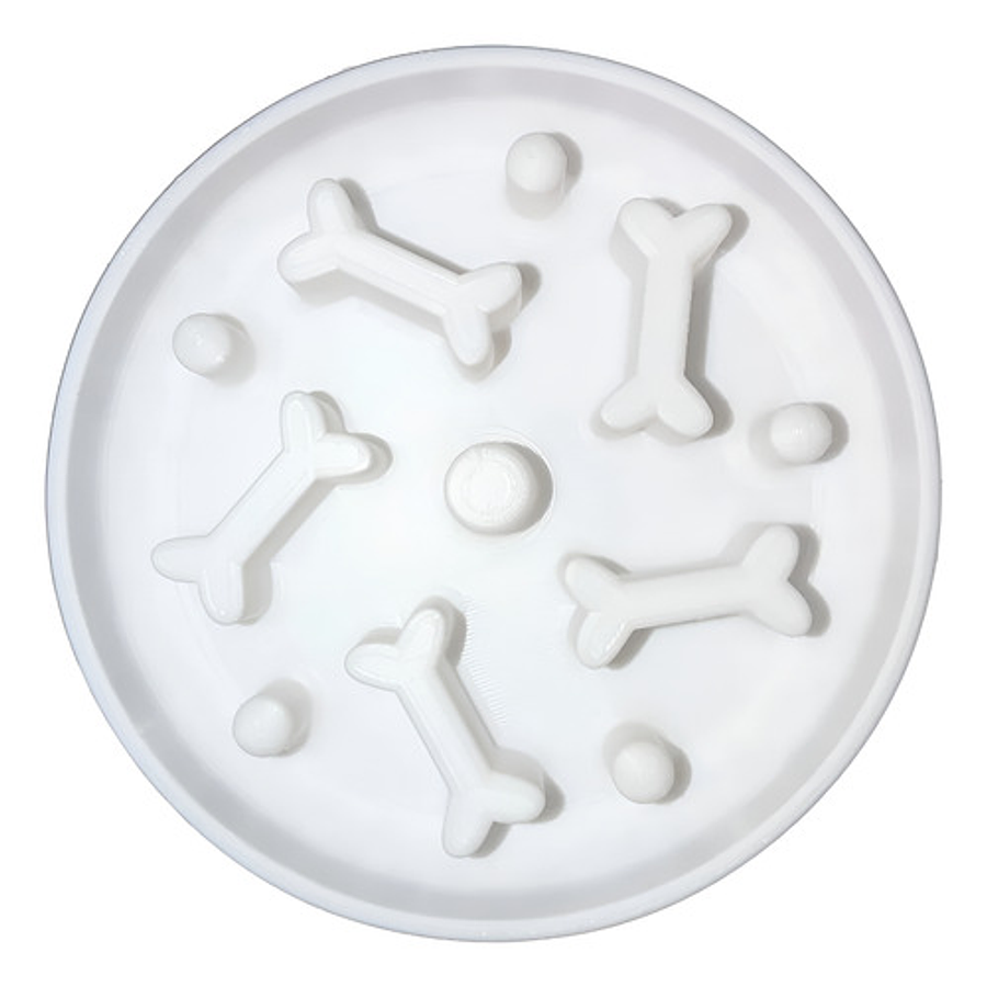 Plato Comedero Lento Para Mascotas