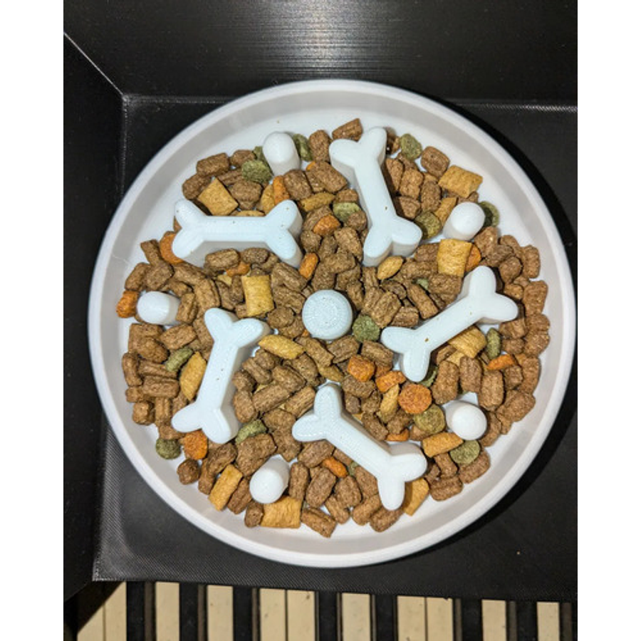 Plato Comedero Lento Para Mascotas