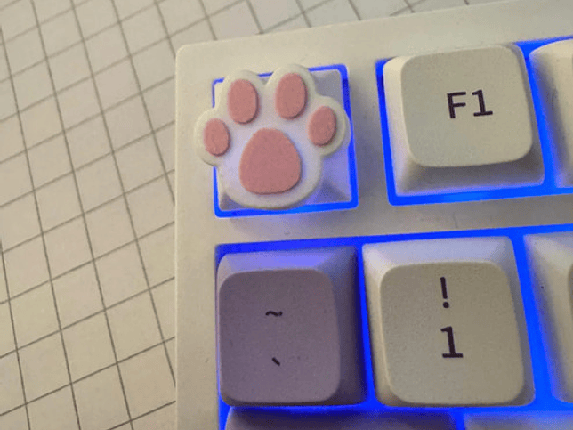 Keycap - Huella De Gato 2