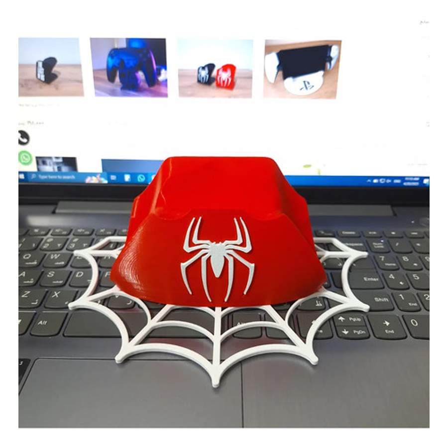 Soporte Para Mando Ps5, Ps4 - Diseño Spiderman