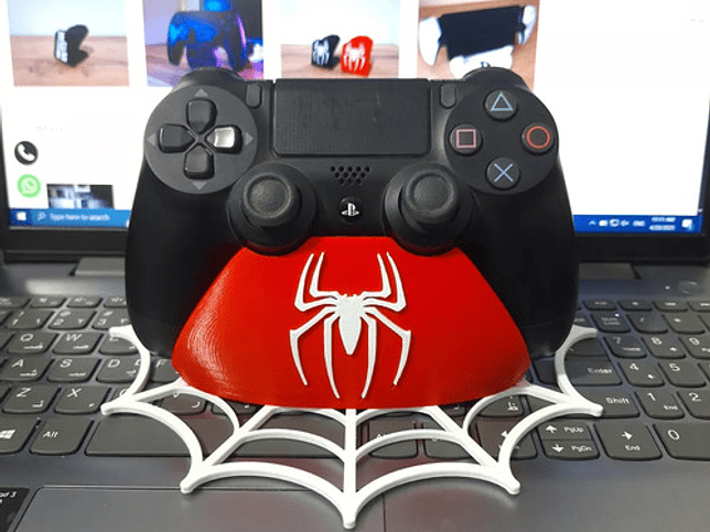 Soporte Para Mando Ps5, Ps4 - Diseño Spiderman 3