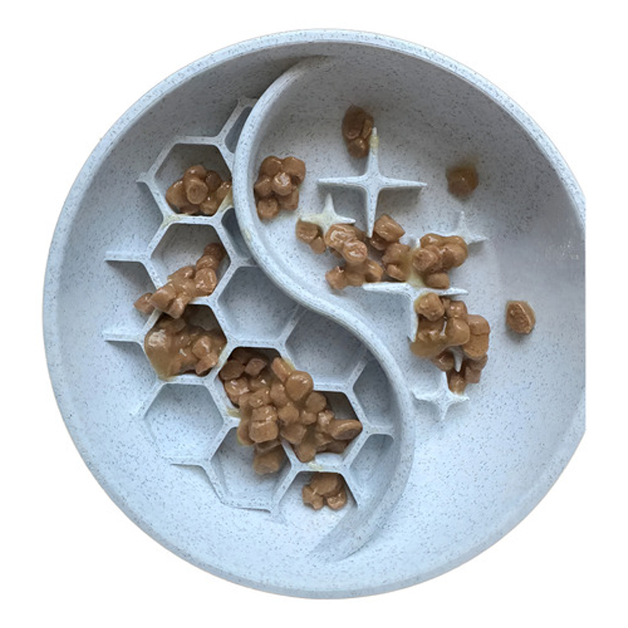 Plato Comedero Lento Para Mascotas