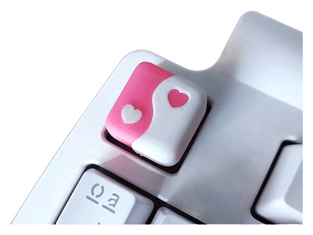 Keycap - Ying Yang Corazón 1