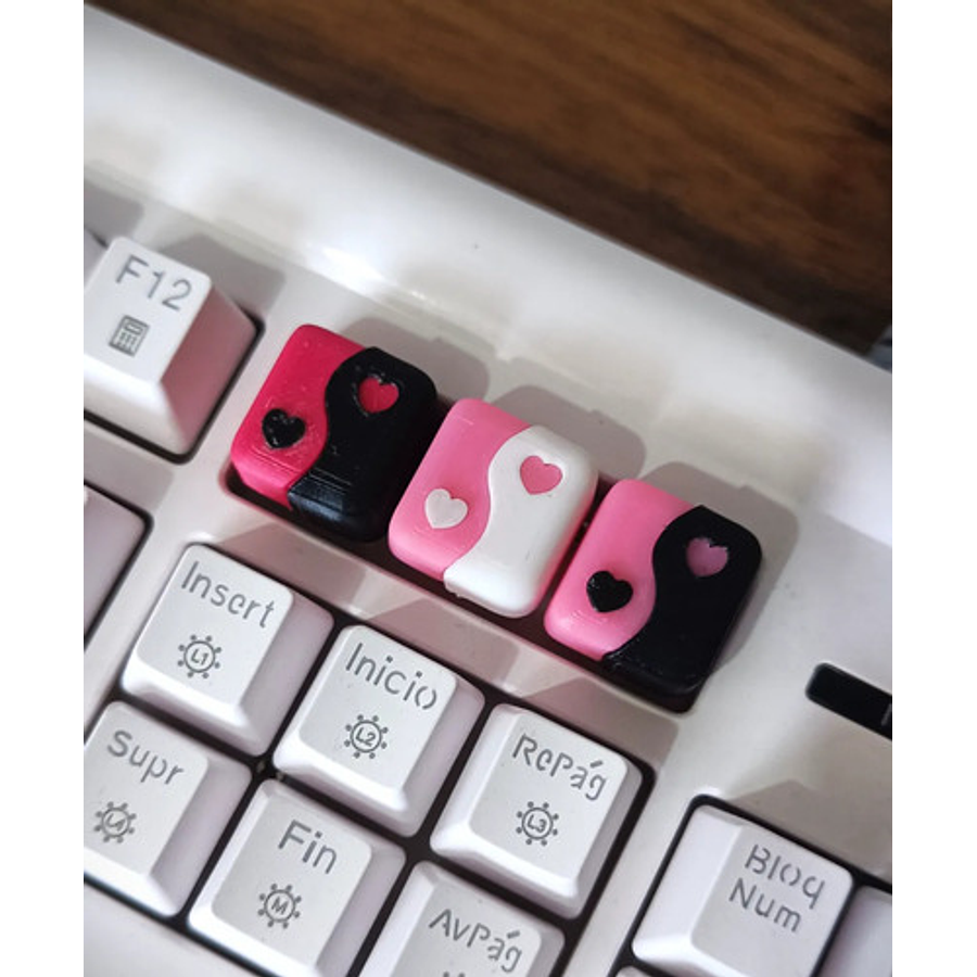 Keycap - Ying Yang Corazón