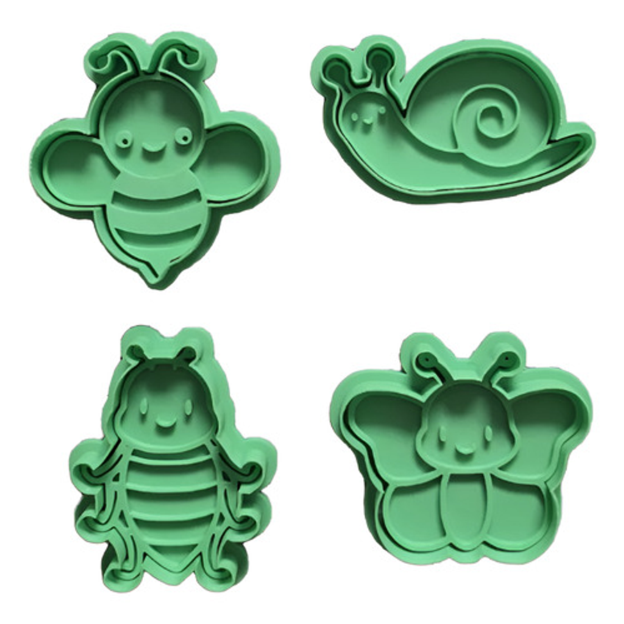 Cortador De Galletas - Insectos (pack 4 Unidades)
