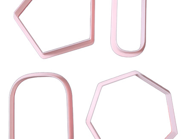 Cortador De Galletas - Marcos Y Formas (pack 4 Unidades) 1