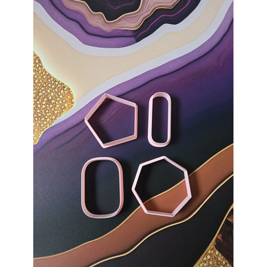 Cortador De Galletas - Marcos Y Formas (pack 4 Unidades)