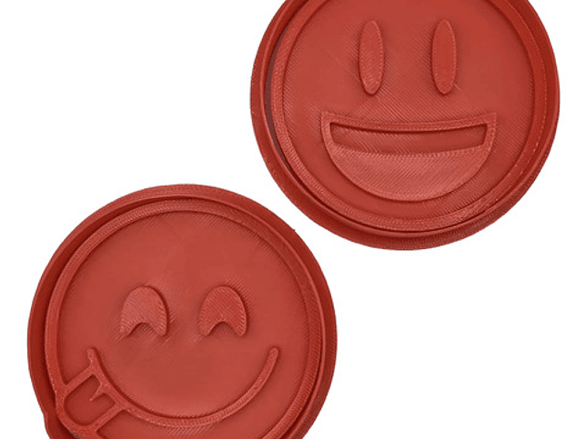 Cortador De Galletas - Emojis (pack 2 Unidades) 1