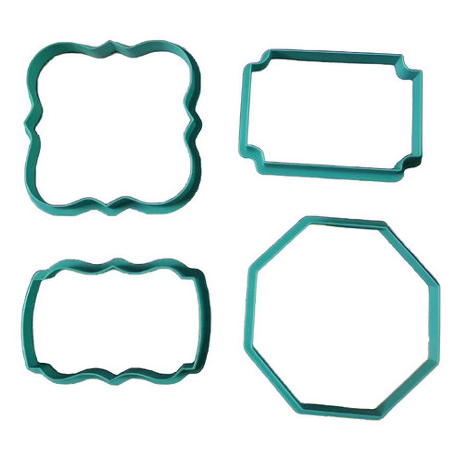 Cortador De Galletas - Marcos Y Formas (pack 4 Unidades)