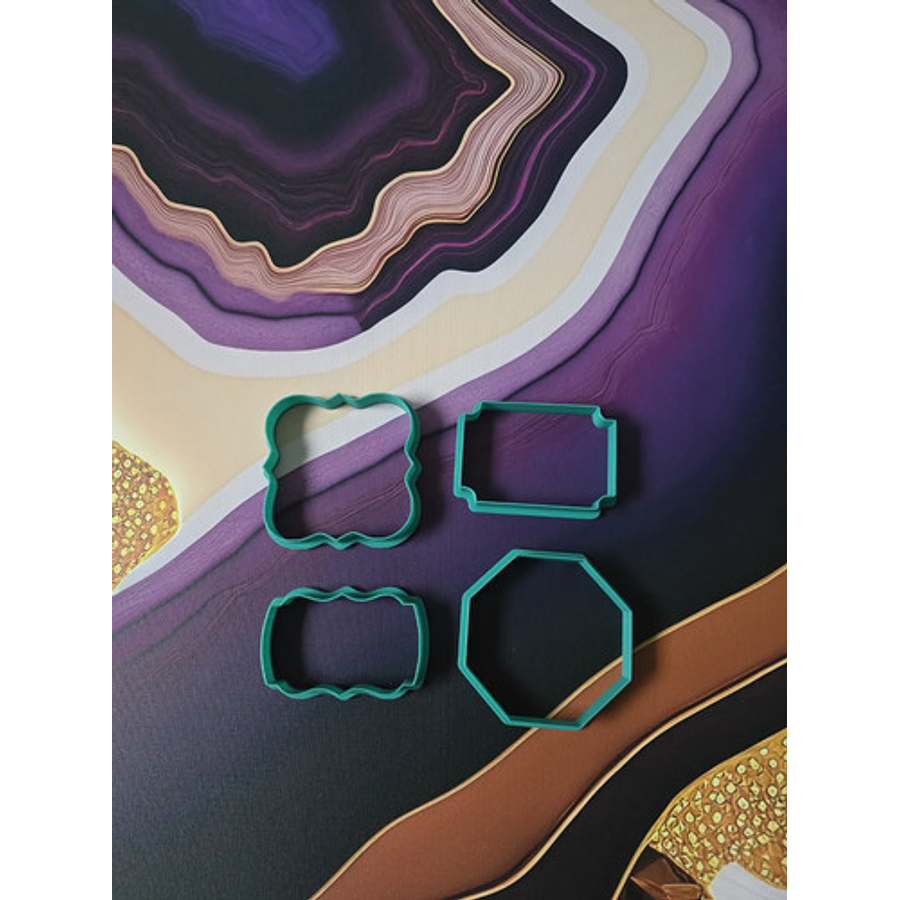 Cortador De Galletas - Marcos Y Formas (pack 4 Unidades)