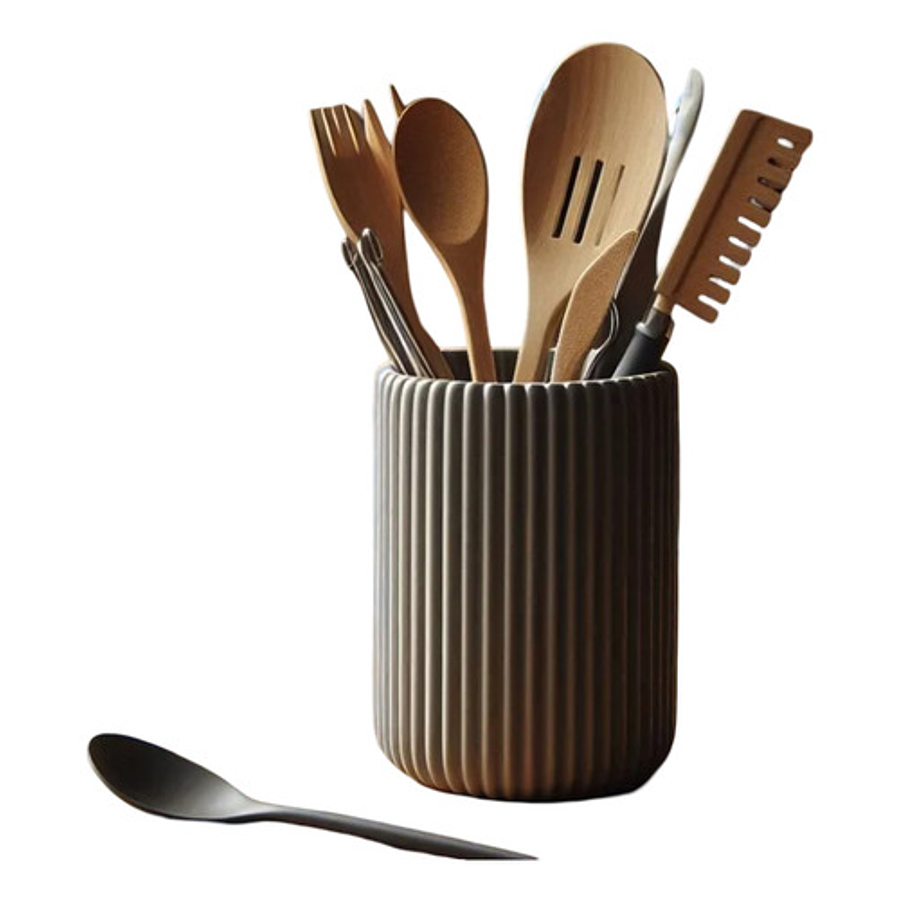 Porta Utensilios De Cocina Acanalado