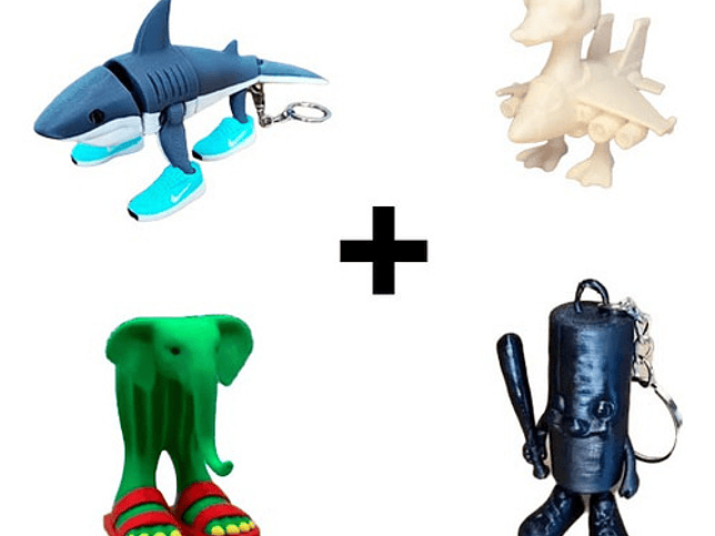 Figuras Italian Brainrot Pack Coleccionable (4 Unidades) 1