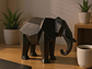 Decoración - Elefante Polígono Minimalista - Miniatura 2