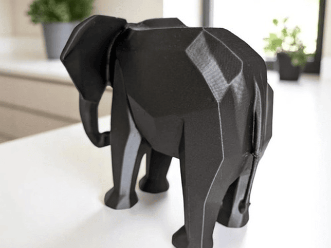 Decoración - Elefante Polígono Minimalista 5