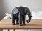 Decoración - Elefante Polígono Minimalista - Miniatura 6