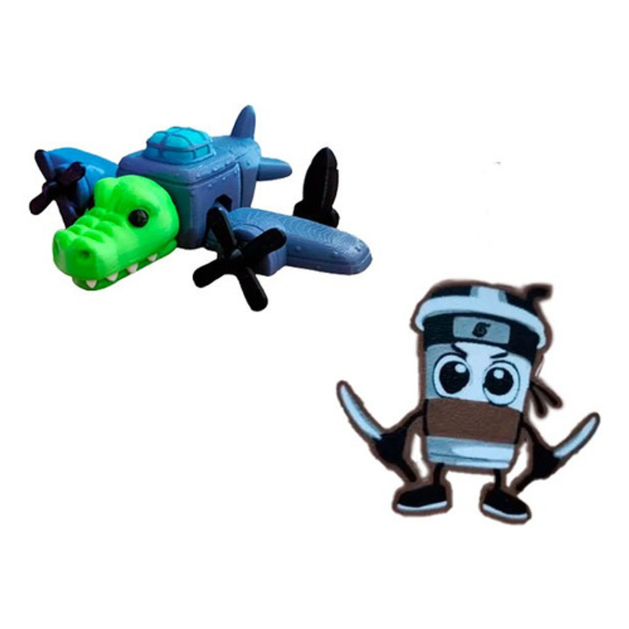 Figuras Italian Brainrot - Pack 2 Unidades