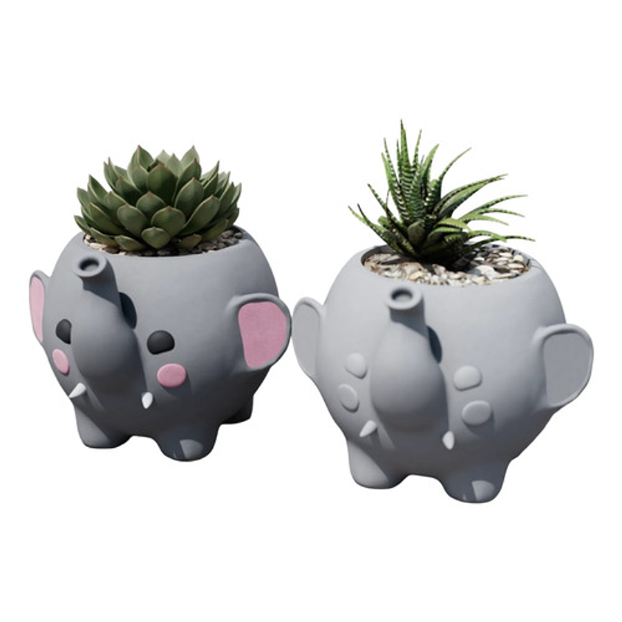 Macetero Diseño Elefante