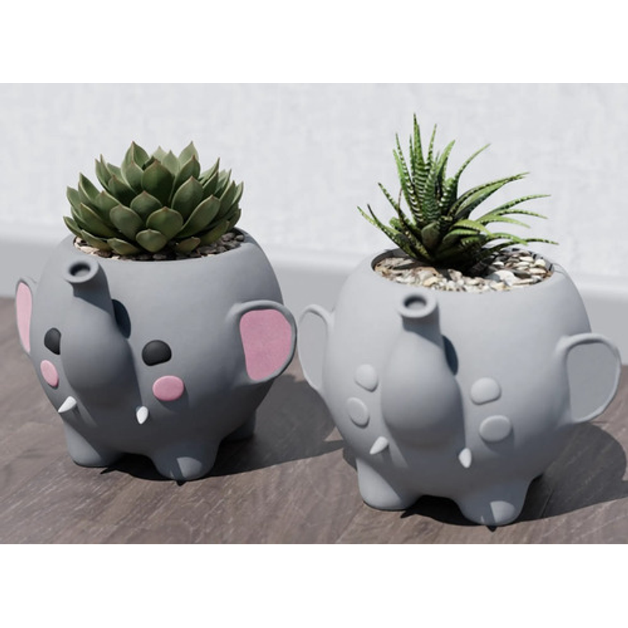 Macetero Diseño Elefante